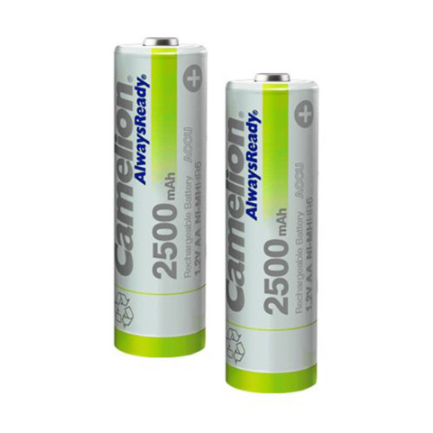 Camelion 2500mah AA NI-MH 2pc Rechargeable Battery